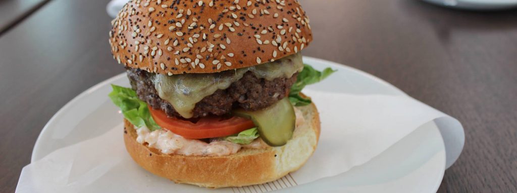 Gordon Ramsay Short Rib Beef Burger With Chimichurri Mayonnaise Recipe from Plane Food