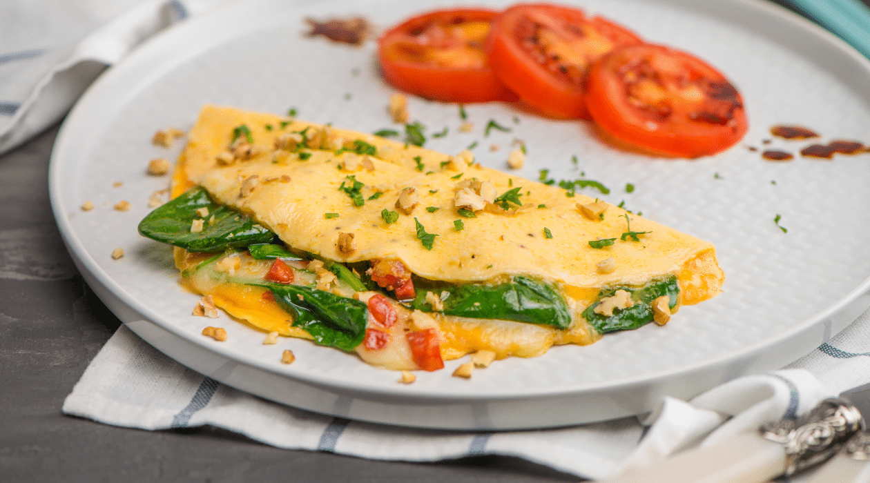 Scrambled Eggs with Sautéed Mushrooms