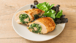 Gordon Ramsay Stuffed Lamb with Spinach and Pine Nuts Recipe